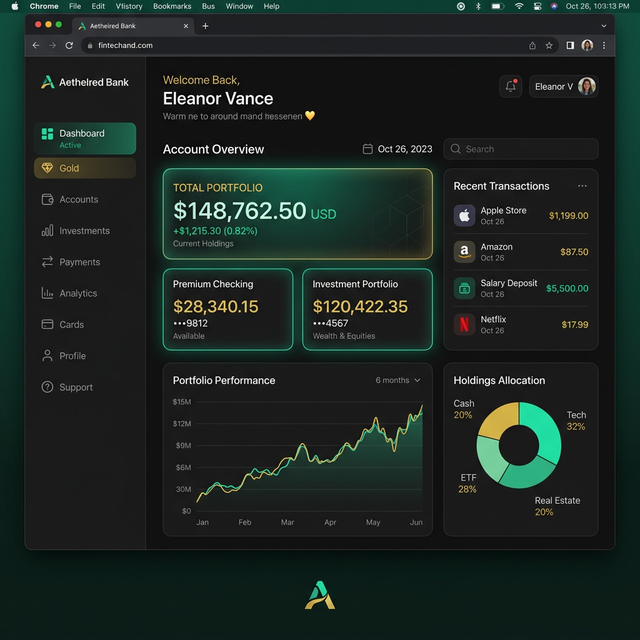 PayBridge fintech payments dashboard